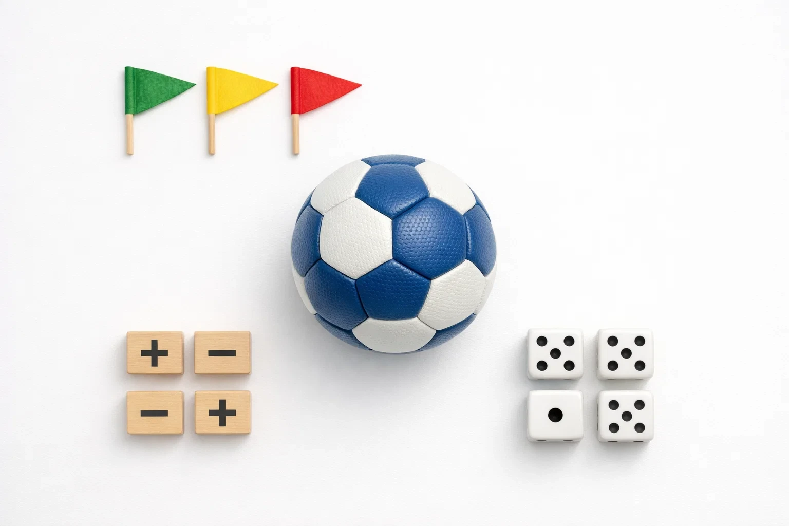 Visuelle Darstellung verschiedener Handball-Wettarten mit Symbolen